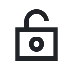 Unlock SVG Icon